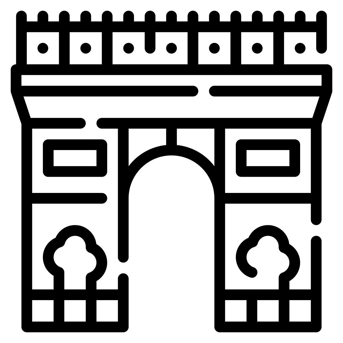 arco di trionfo icon