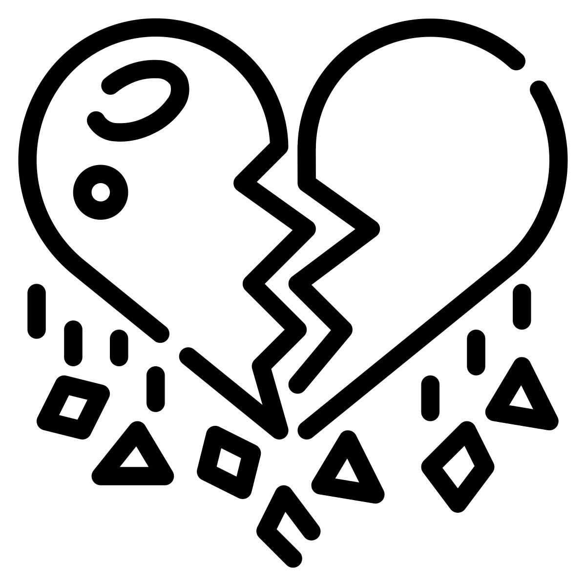 gebrochenes herz icon