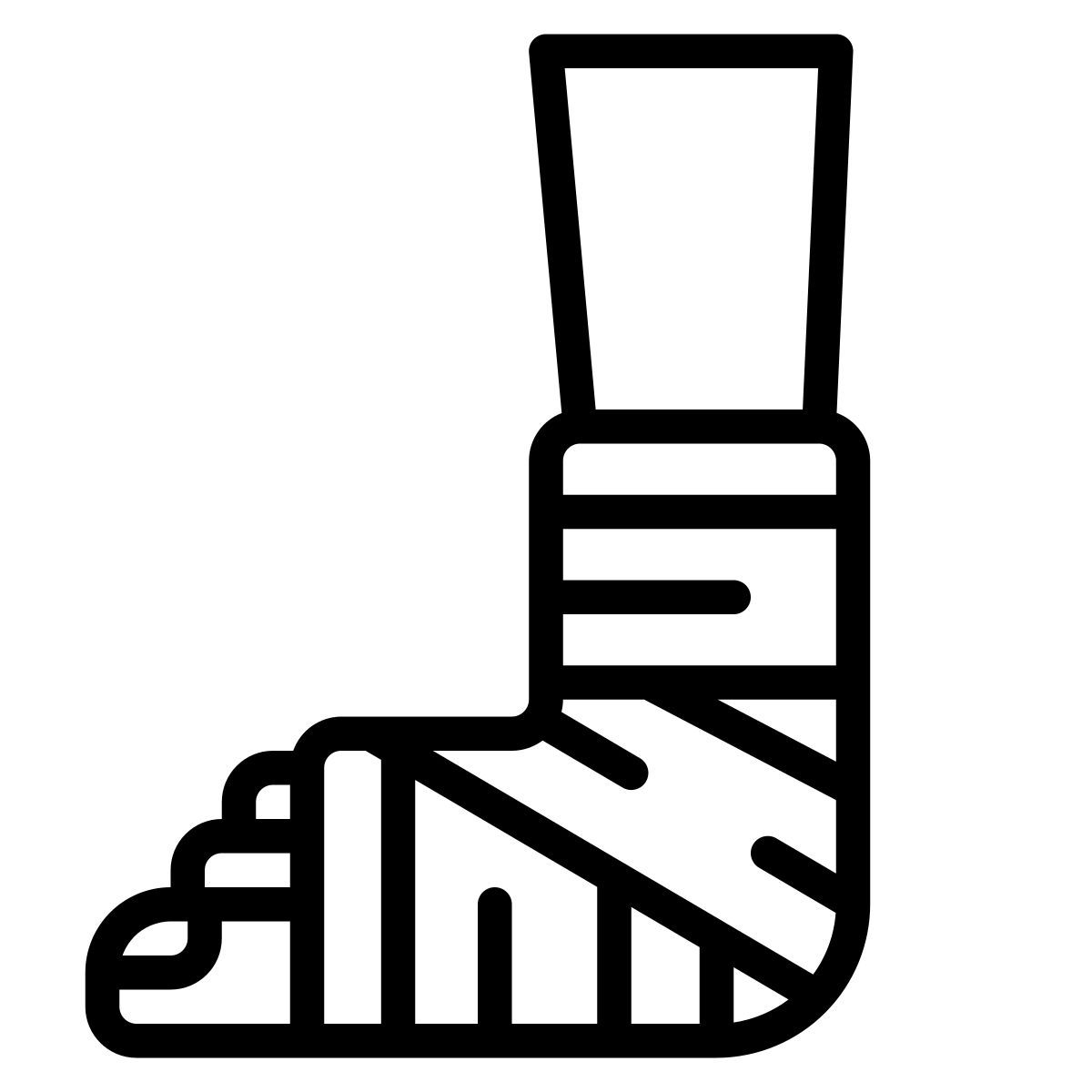 jambe cassée icon