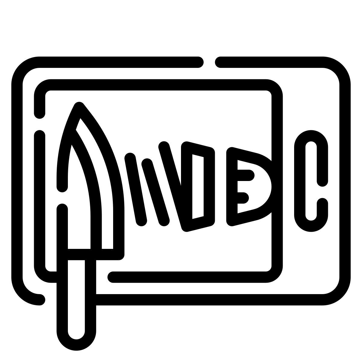 cutting board icon