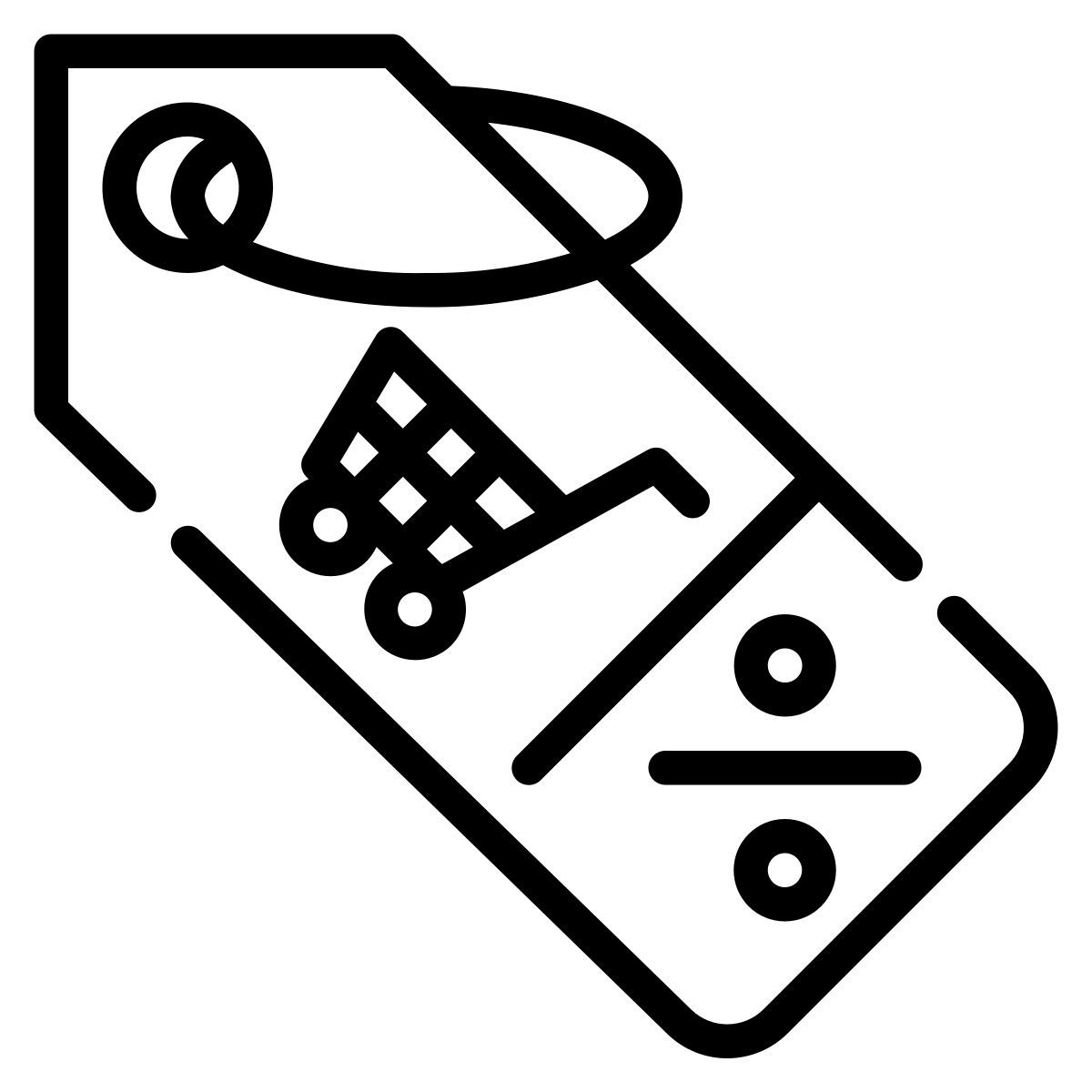 étiquette de réduction icon