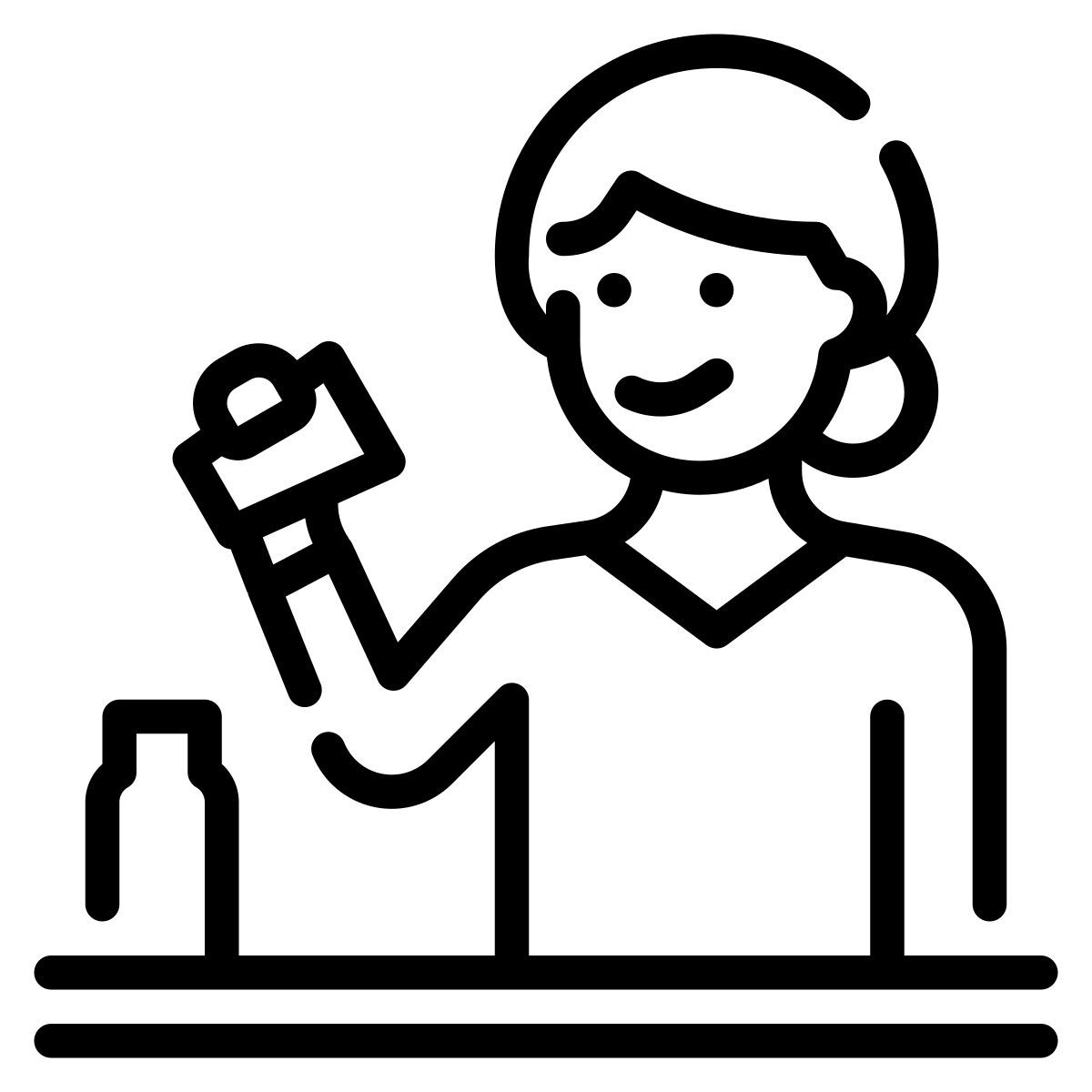 drinking water icon