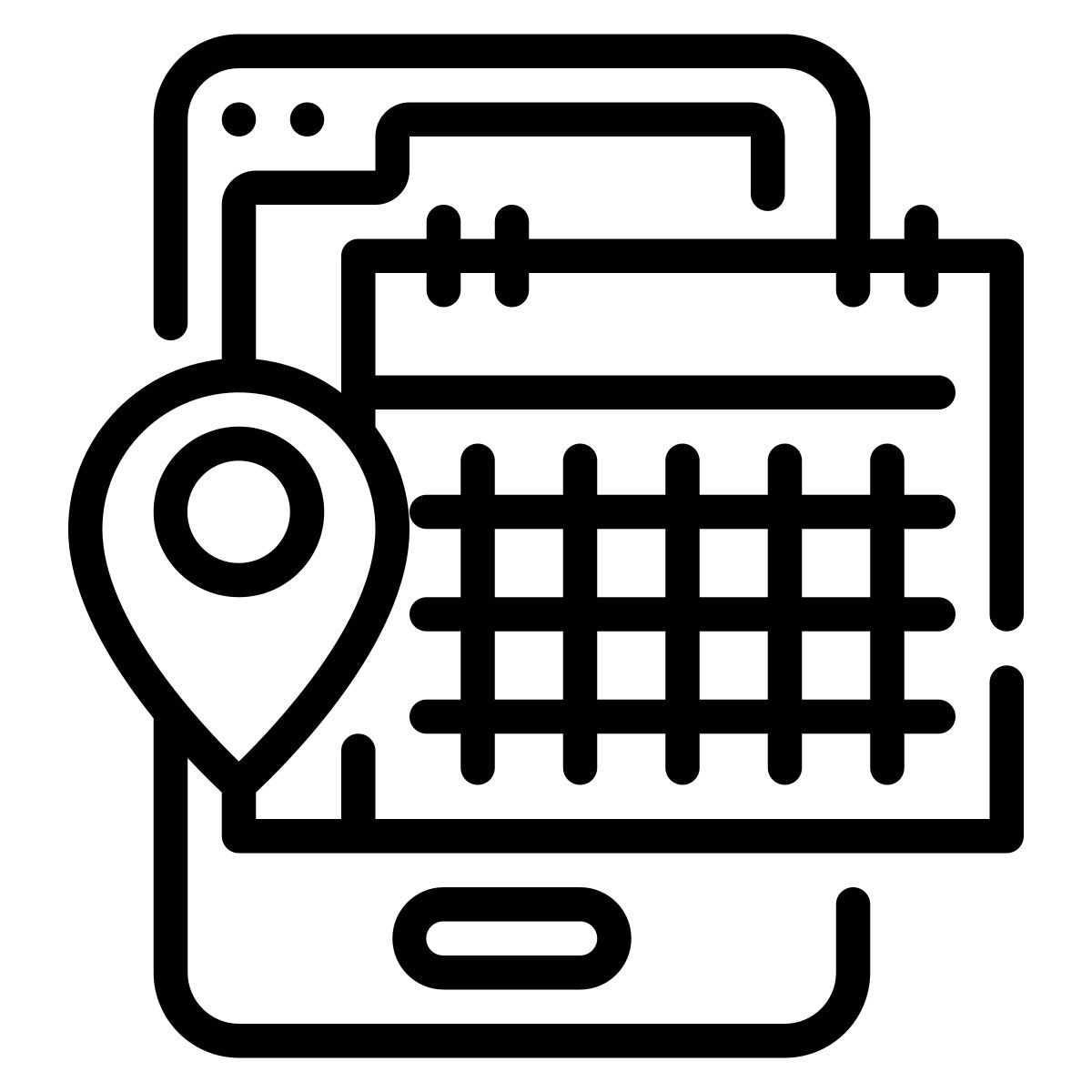 gps 전화 icon