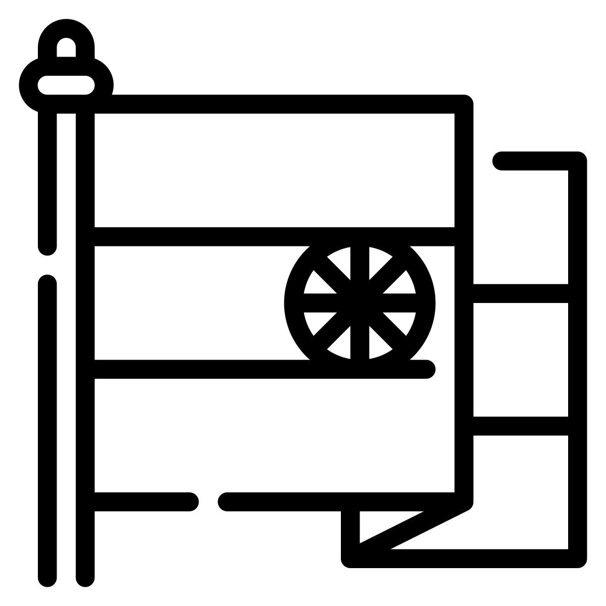 drapeau de l'inde icon