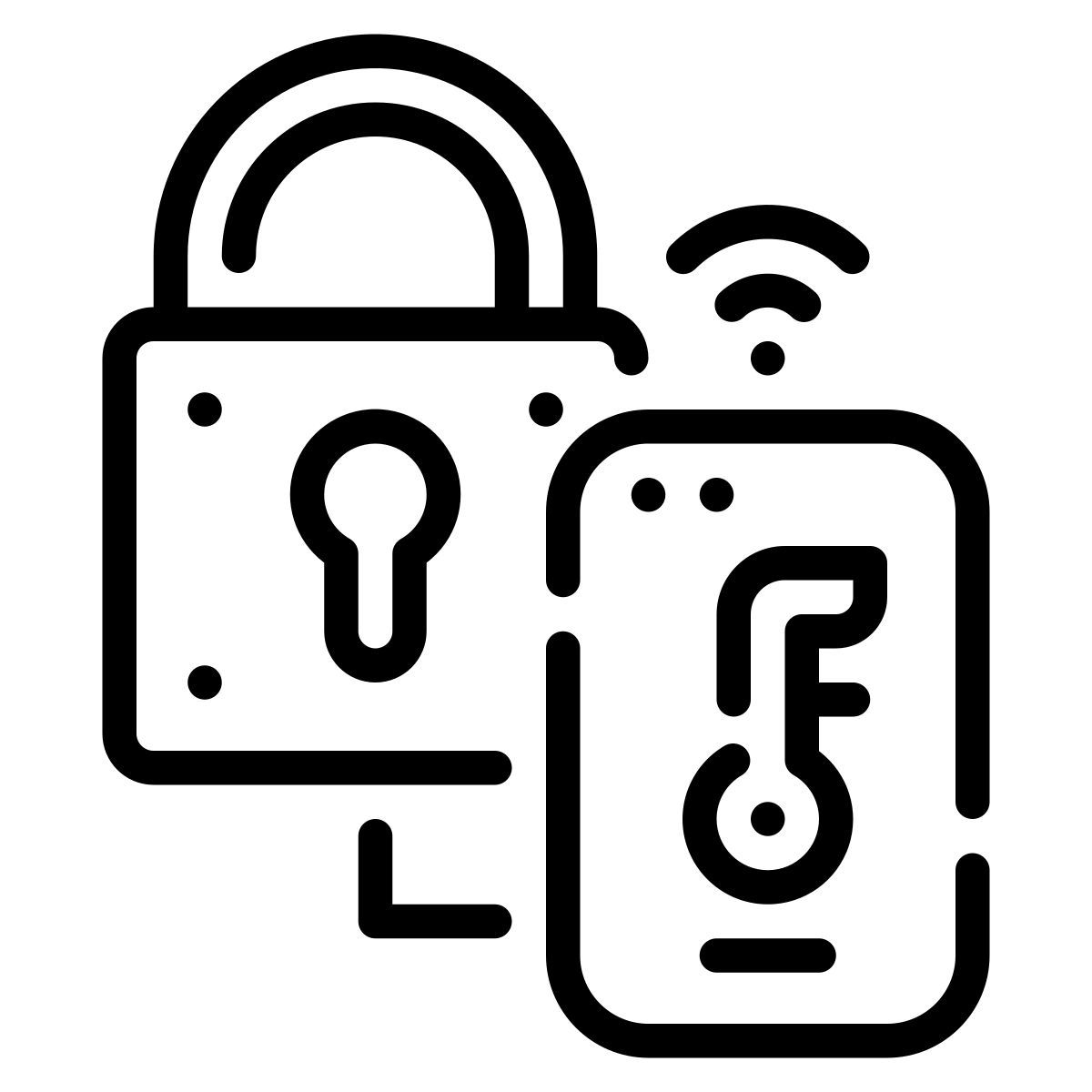 cerradura de llave icon