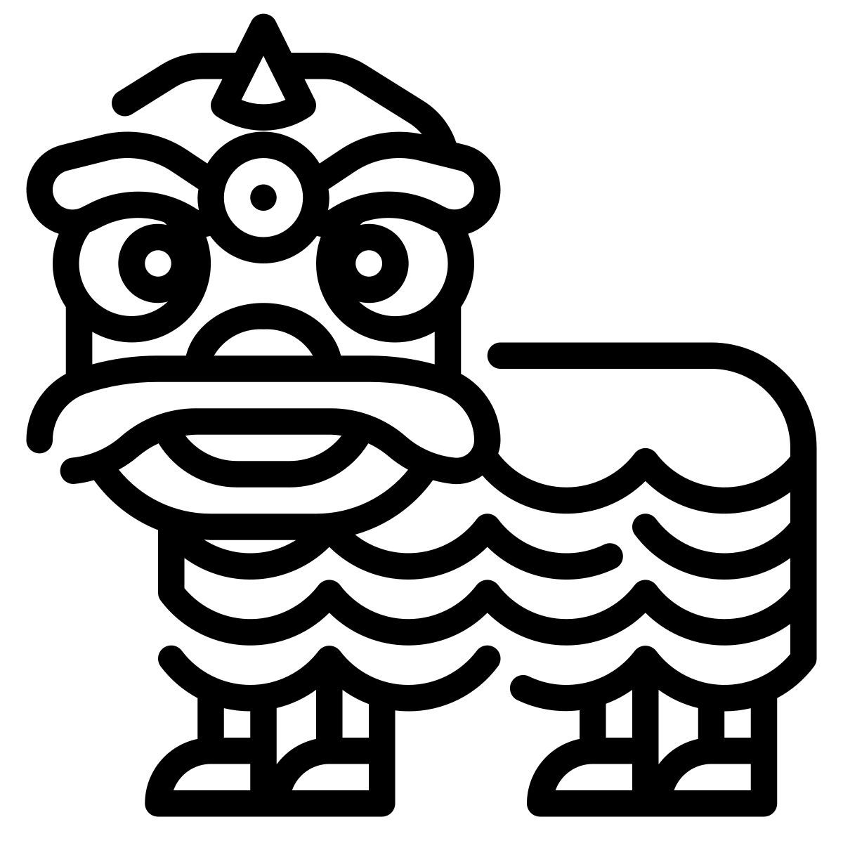 lion dance icon