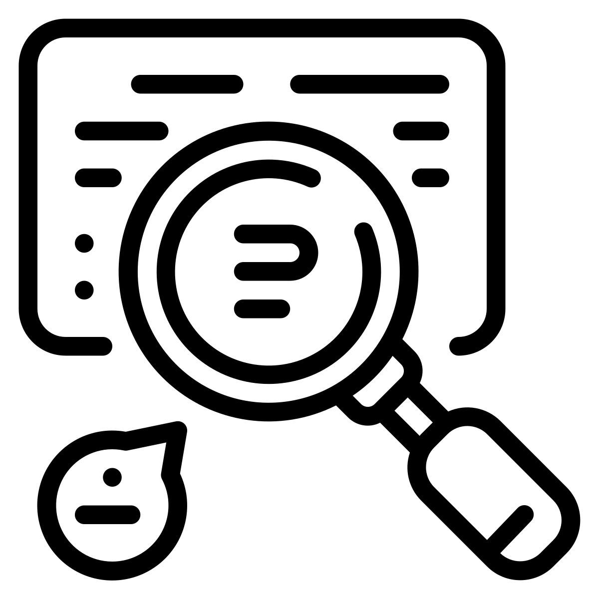 magnifying glass icon