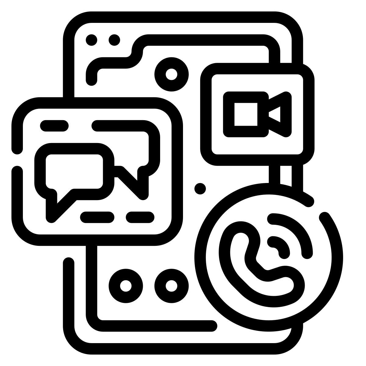 모바일 애플리케이션 icon