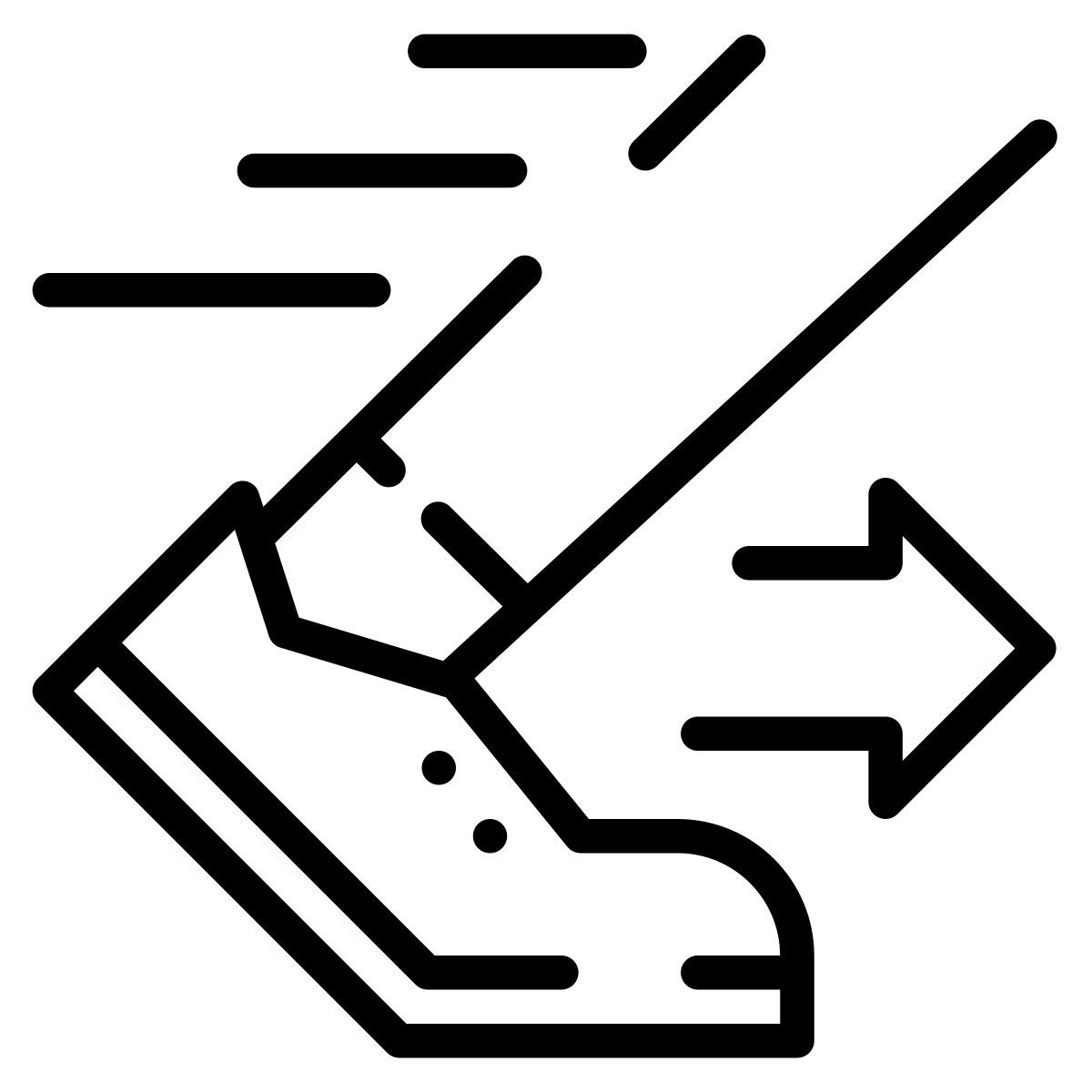 chaussure de course icon