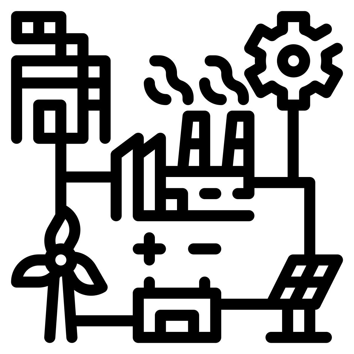 smart grid icon