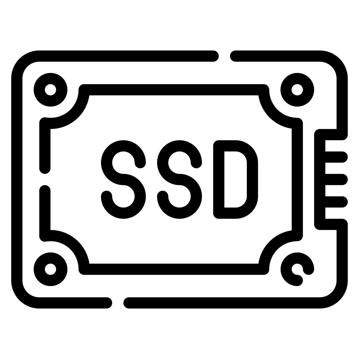ssd drive icon