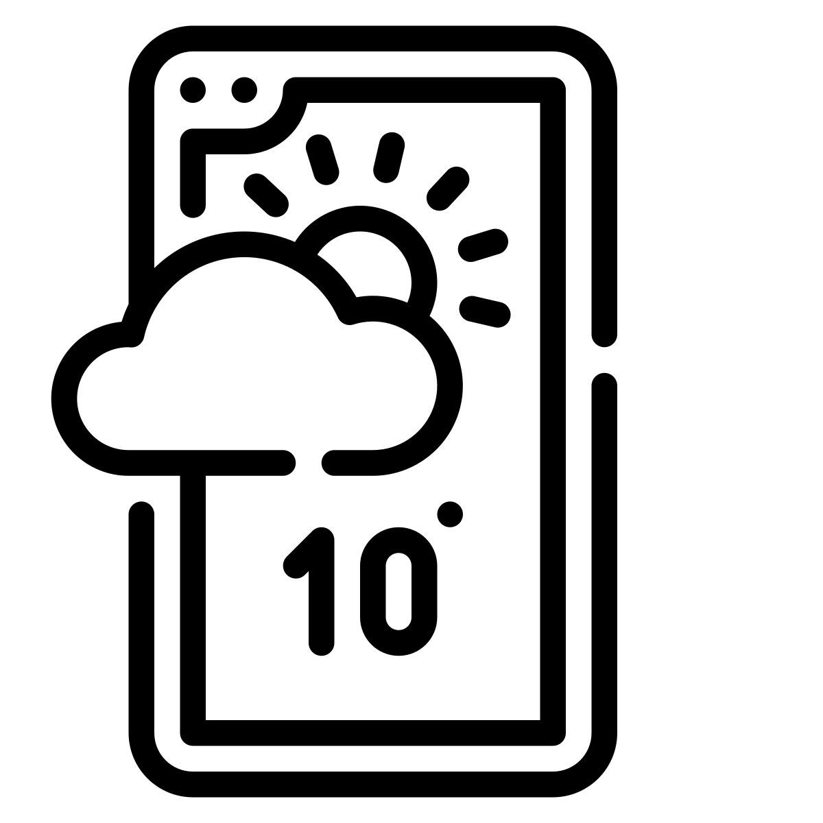 weather forecast icon