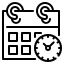 external calendar-user-interface-wanicon-lineal-wanicon icon