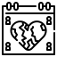 external calendar-world-humanitarian-day-wanicon-lineal-wanicon icon