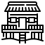 external hut-tropical-wanicon-lineal-wanicon icon
