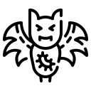 external bat-virus-transmission-wanicon-lineal-wanicon icon