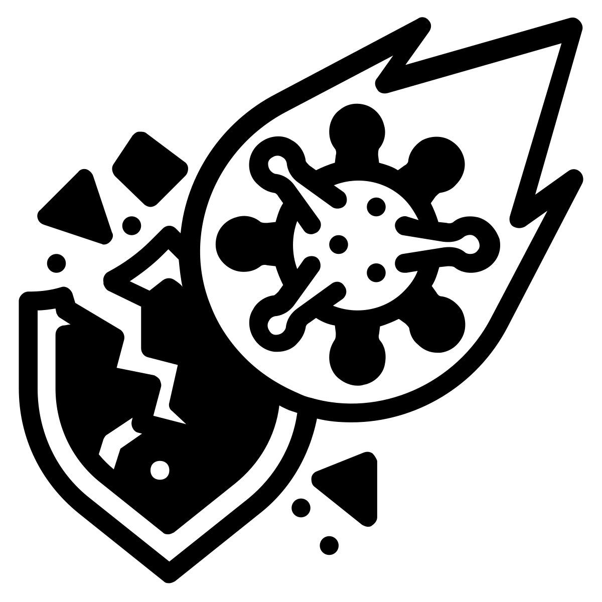 scudo rotto icon