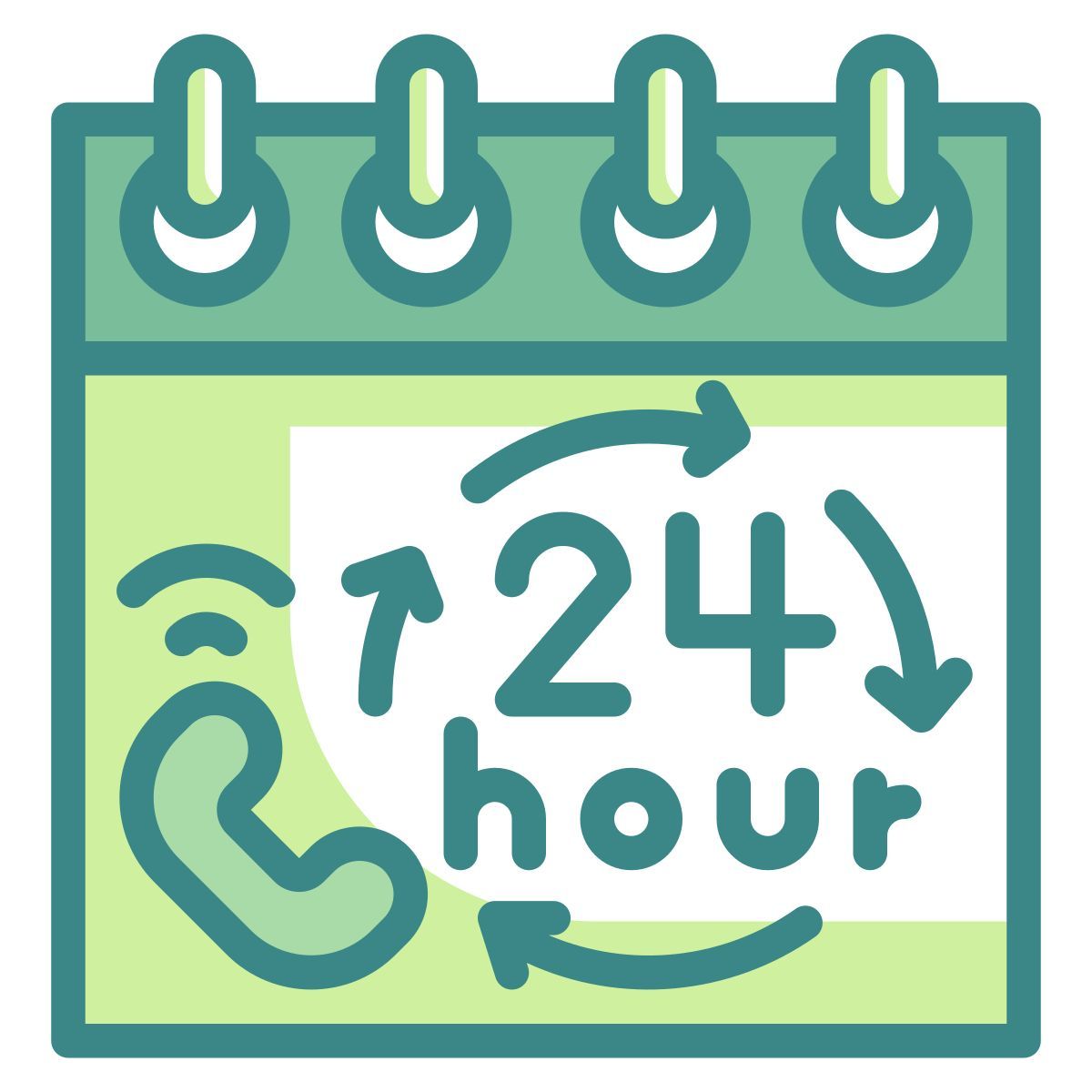 24 hours icon