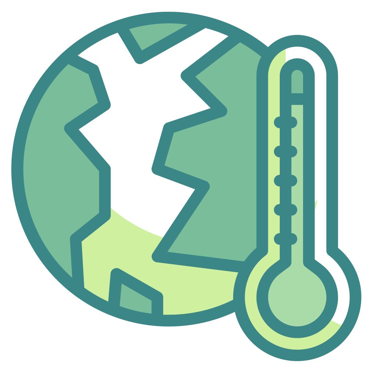 globale erwärmung icon