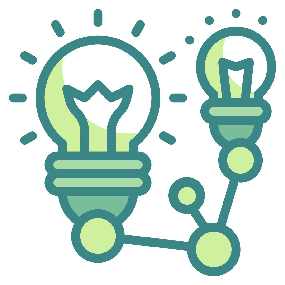 bombilla de ideas icon