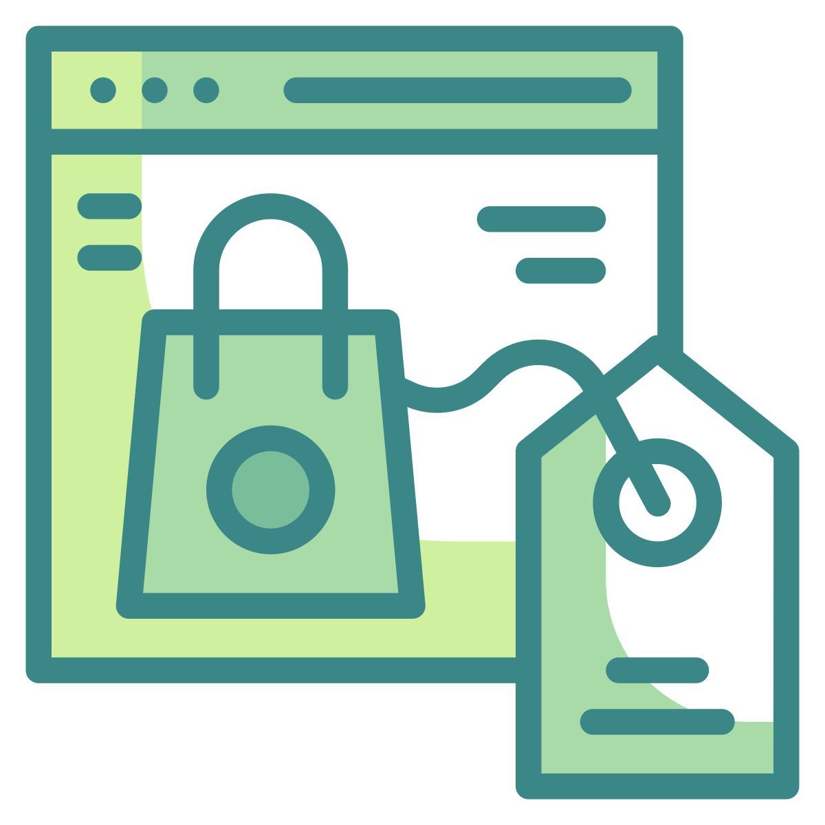 commercio elettronico icon