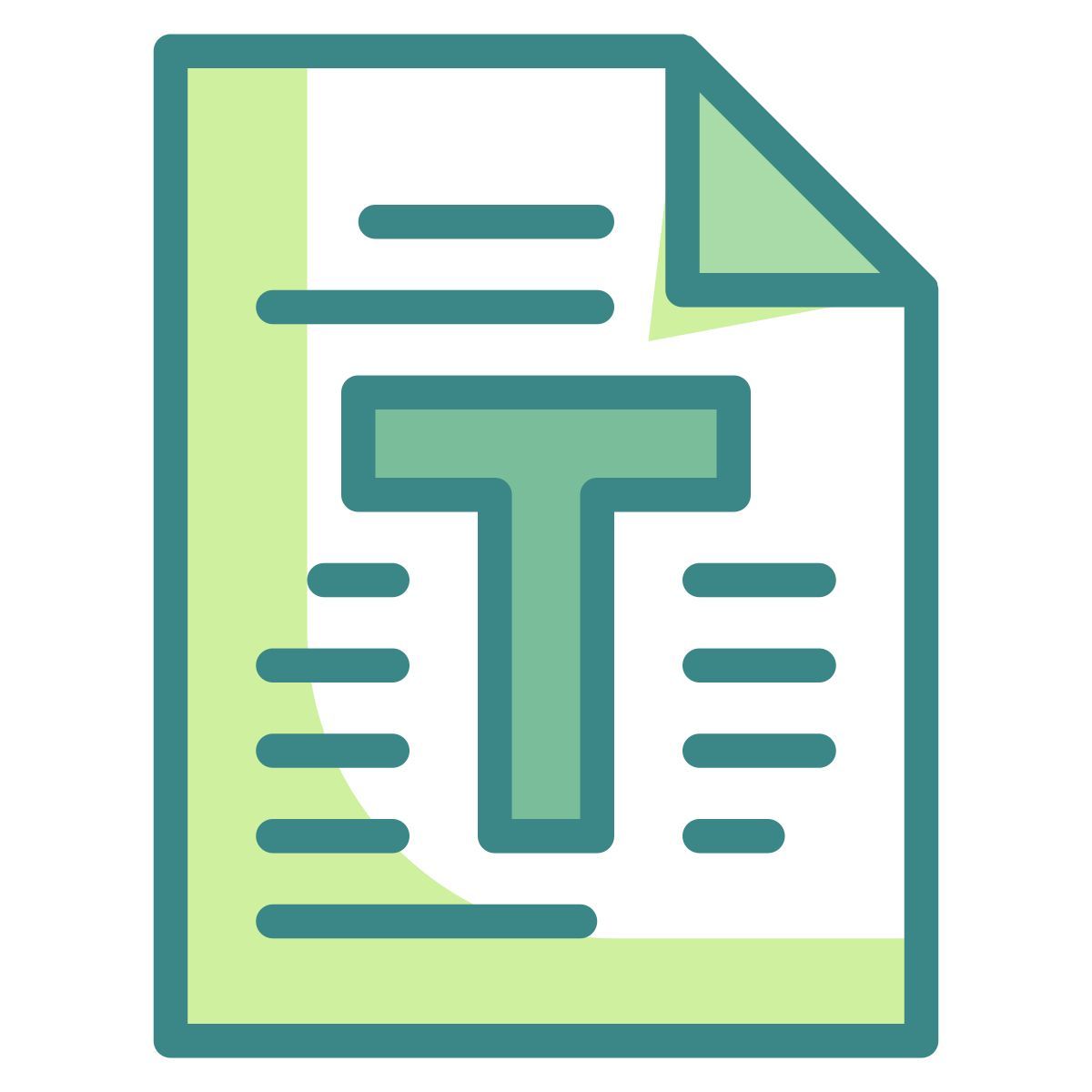 text paper icon