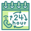 external 24-hours-calendar-and-dates-wanicon-two-tone-wanicon icon