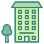 external apartment-building-wanicon-two-tone-wanicon icon