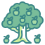 external apple-tree-farming-and-agriculture-wanicon-two-tone-wanicon icon