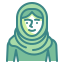 external arab-woman-avatar-wanicon-two-tone-wanicon icon