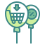 external balloon-cyber-monday-wanicon-two-tone-wanicon icon