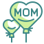 external balloon-mothers-day-wanicon-two-tone-wanicon icon