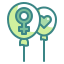 external balloon-womens-day-wanicon-two-tone-wanicon icon