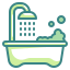 external bathtub-hotel-wanicon-two-tone-wanicon icon