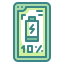 external battery-smartphone-application-wanicon-two-tone-wanicon icon