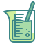 external beaker-laboratory-wanicon-two-tone-wanicon icon