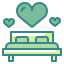 external bed-love-wanicon-two-tone-wanicon icon