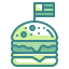 external burger-independence-day-wanicon-two-tone-wanicon icon