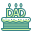 external cake-fathers-day-wanicon-two-tone-wanicon icon