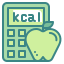 external calories-calculator-food-technology-wanicon-two-tone-wanicon icon