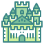 external castle-fairytale-wanicon-two-tone-wanicon icon