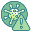 external dangerous-virus-mutation-wanicon-two-tone-wanicon icon