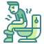 external diarrhea-daily-routine-wanicon-two-tone-wanicon icon