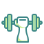 external dumbell-healthy-wanicon-two-tone-wanicon icon