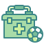external first-aid-kit-football-and-soccer-wanicon-two-tone-wanicon icon