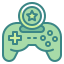 external game-pad-video-game-wanicon-two-tone-wanicon icon