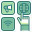 external internet-communication-wanicon-two-tone-wanicon icon
