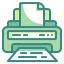 external printer-stationery-and-office-wanicon-two-tone-wanicon icon