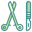 external scalpel-medical-wanicon-two-tone-wanicon icon