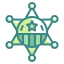 external sheriff-badge-independence-day-wanicon-two-tone-wanicon icon